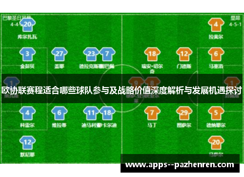欧协联赛程适合哪些球队参与及战略价值深度解析与发展机遇探讨